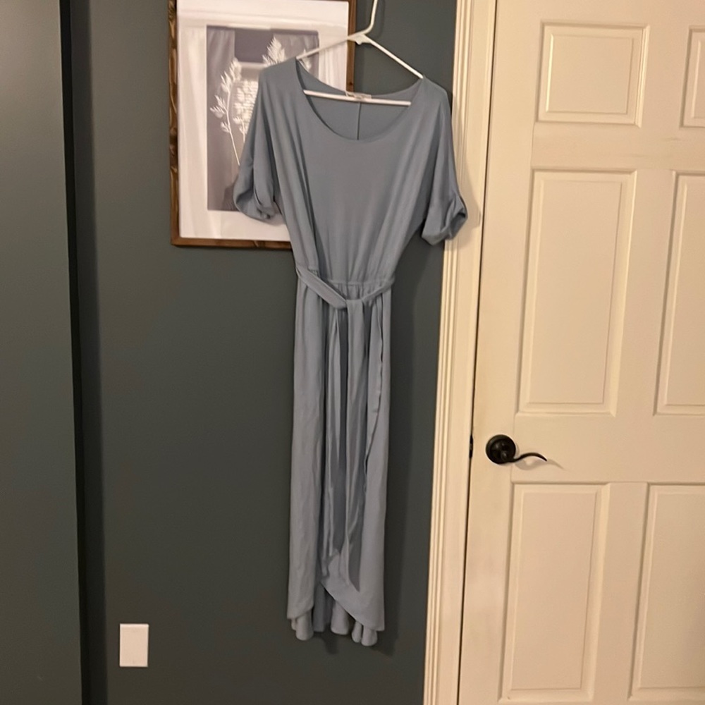 Blue dress